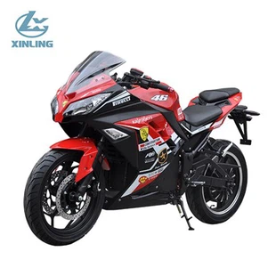 Superschnelles Rennmotorrad